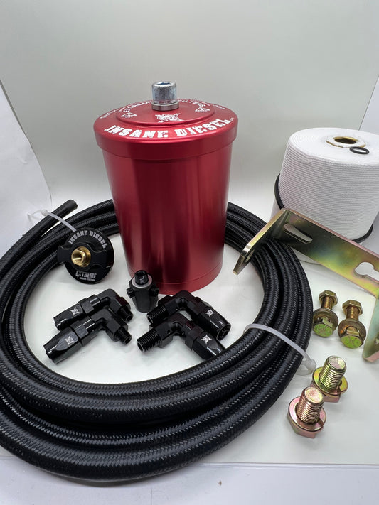 Ford 6.7L Power Stroke Bypass Oil Filter (2020–Present) Frame Mount Kit