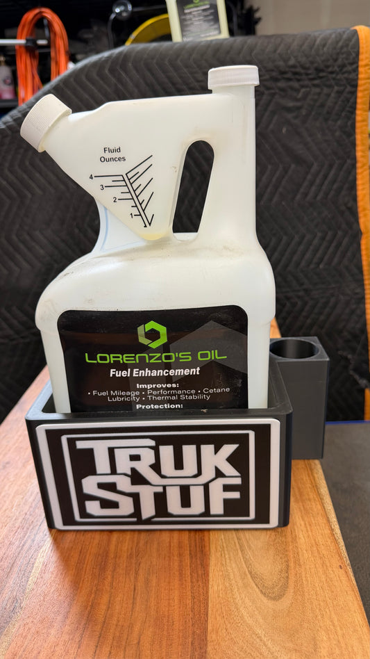 LORENZO 1gal MAGNETIC FUEL ADDITIVE HOLDER W/200ml EXTRACTOR