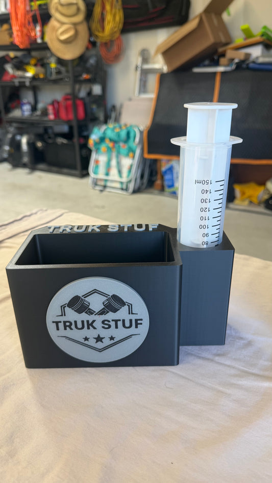 LORENZO 1QT FUEL ADDITIVR HOLDER WITH 150ML SYRINGE