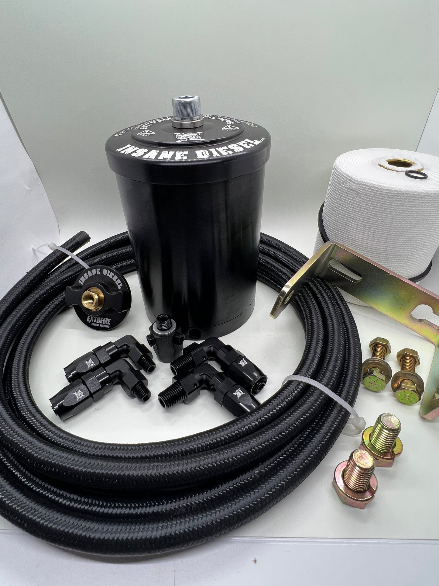 Ford 6.7L Power Stroke Bypass Oil Filter (2020–Present) Frame Mount Kit