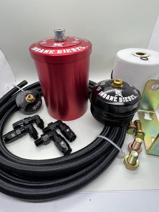 Jeep Cherokee with Mercedes 3.0L OM642 Diesel Bypass Oil Filter Kit